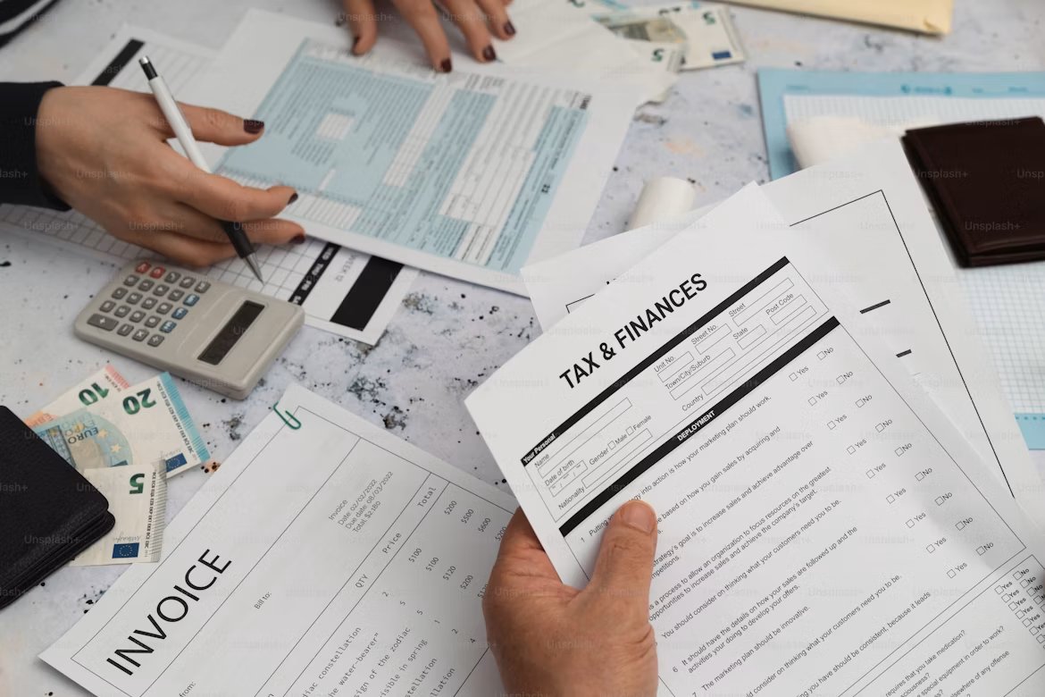 Accounting professionals at work